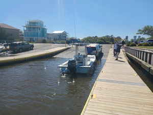 public boat ramp in carolina beach, nc